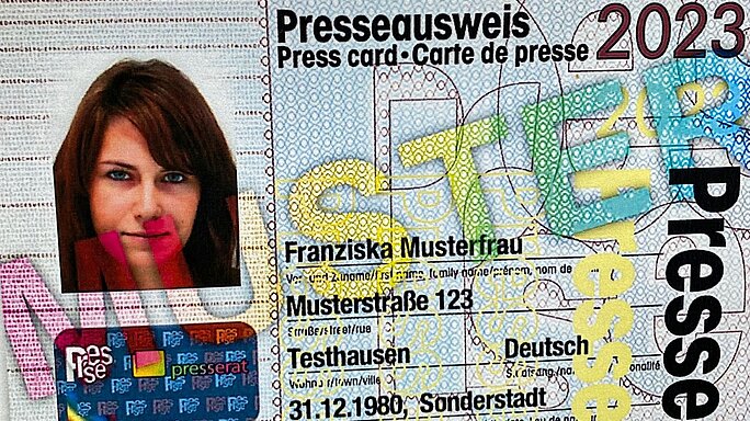 Der bundeseinheitliche Presseausweis